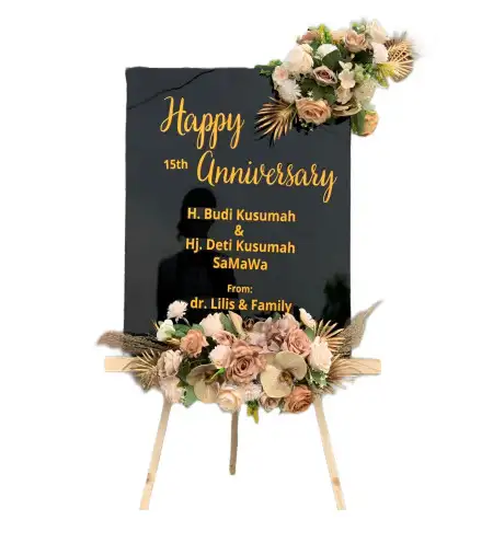 Papan Bunga Akrilik Brenggong